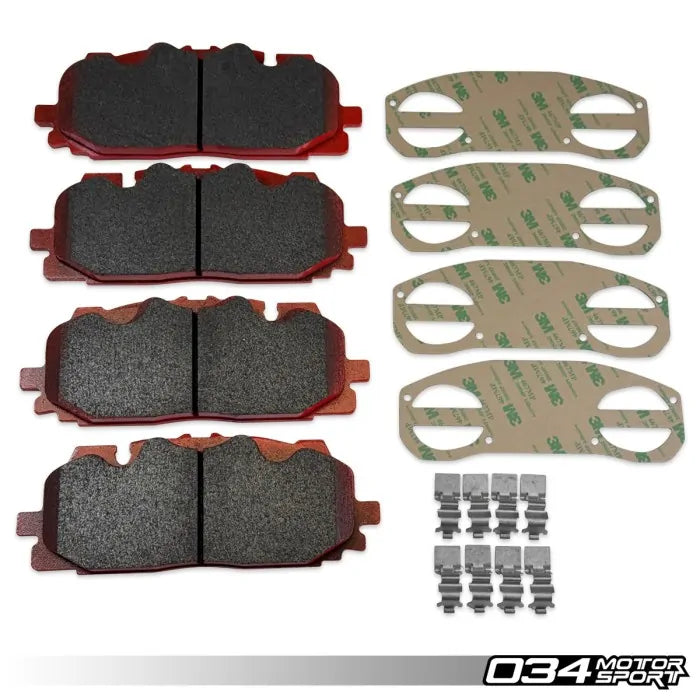 034 Motorsport - Dynamic+ StreetSport Front Brake Pads - Audi B9 S4/S5/SQ5/RS5 - 034-302-0026