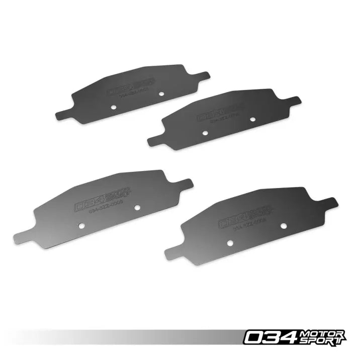 034 Motorsport - Titanium Brake Pad Shim Kit - Audi B9/9.5 S4/S5/SQ5/RS5 - 034-3ZZ-0008