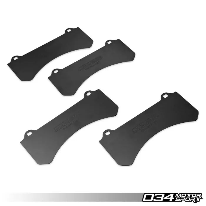 034 Motorsport - Titanium Front Brake Pad Shim Kit for RS+ Big Brake Package - 034-3ZZ-0007