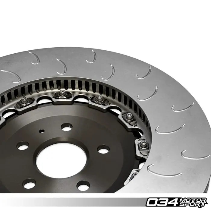 034 Motorsport Australia - 2-Piece Floating Front Brake Rotor Upgrade Kit - Audi 8Y RS3 - 034-301-1017