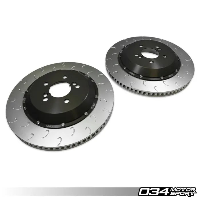 034 Motorsport - 2-Piece Rear Brake Rotor Upgrade - BMW F8X M2/M3/M4 - 034-301-2016