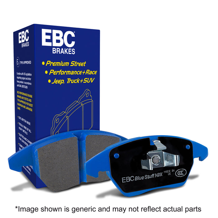 DP52127NDX - EBC BlueStuff Front Brake Pads - Audi S3 8V & Volkswagen Golf MK7R (340 mm Rotors)