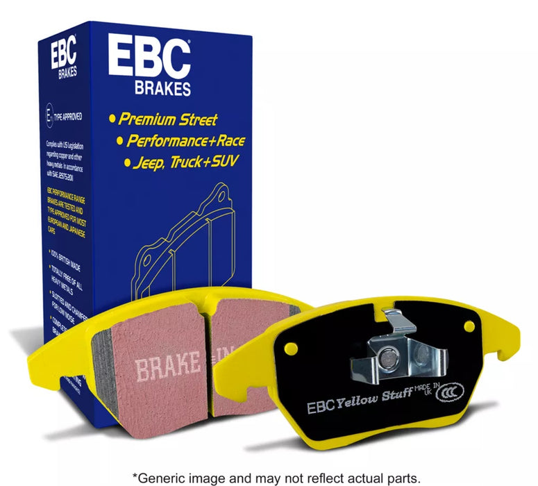 DP42173R - EBC YellowStuff Rear Brake Pads - (MQB) Audi & Volkswagen 310 MM Disc (8V0698451A)