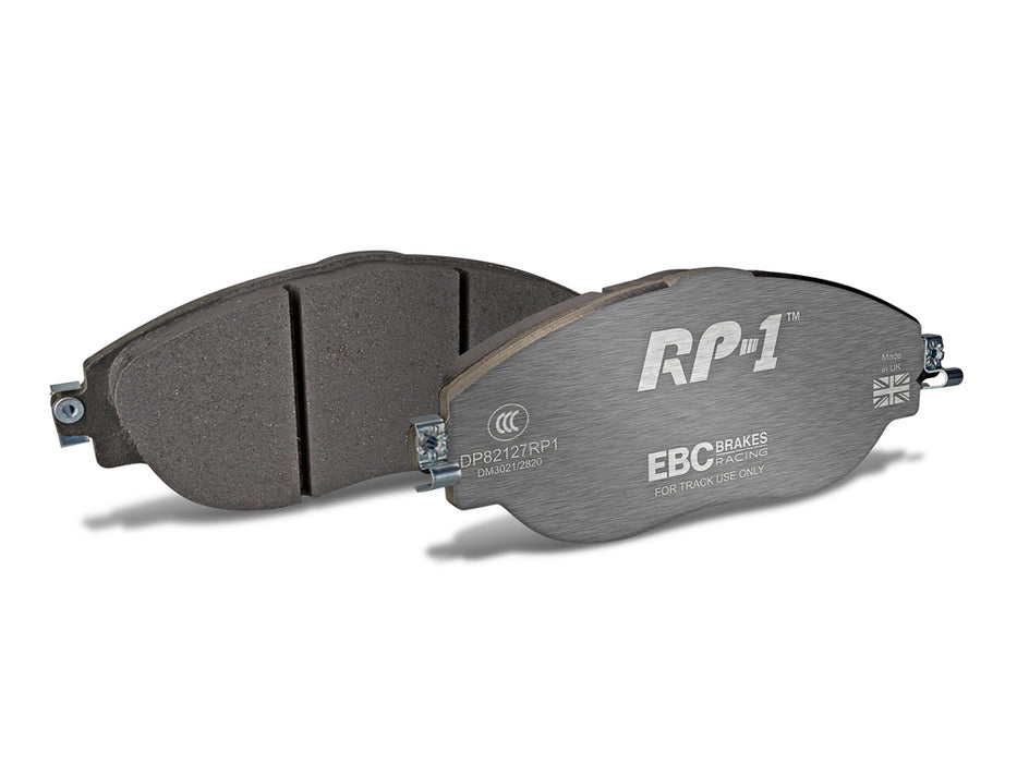 DP82127RP1 - EBC Racing Front RP1 Brake Pads  - Audi S3 8V & Volkswagen Golf MK7 GTI/R