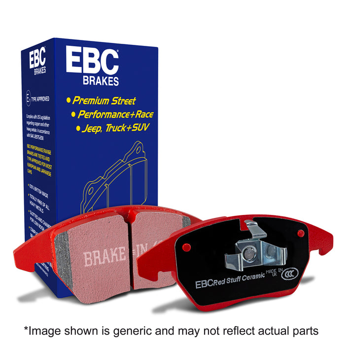 DP32153C - EBC RedStuff Rear Ceramic Brake Pads - Volkswagen Golf MK7 GTI/R & Audi 8V S3/TT/TTS (310mm/300mm discs)