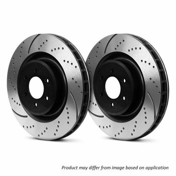 GD1877 - EBC GD Series Slotted Front Brake Rotors (Pair) - Volkswagen Golf MK7R & Audi S3 8V (340mm rotor)