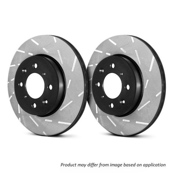 USR1772 - EBC USR Series Rear Slotted Brake Rotors (Pair) - Volkswagen Golf MK6 GTI/R (272mm discs)