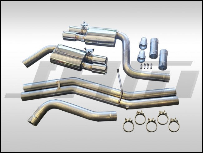 JHM-40TCBEV-C7S6 - Exhaust - 3" Performance Cat-back (RACE) - Valved - (JHM) for C7-S6 4.0T