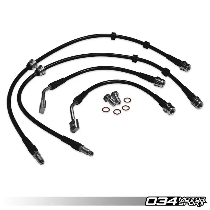 034 Motorsport - Audi 8Y RS3 Stainless Steel Braided Brake Lines - 034-303-0024