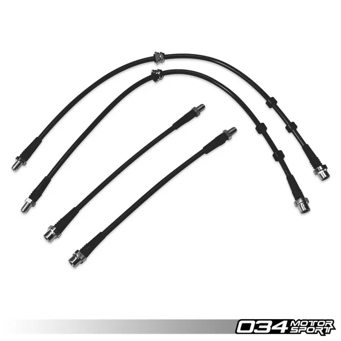 034 Motorsport - BMW F80 M2, M2C, M3 & M4 Stainless Steel Braided Brake Line Kit - 034-303-0026