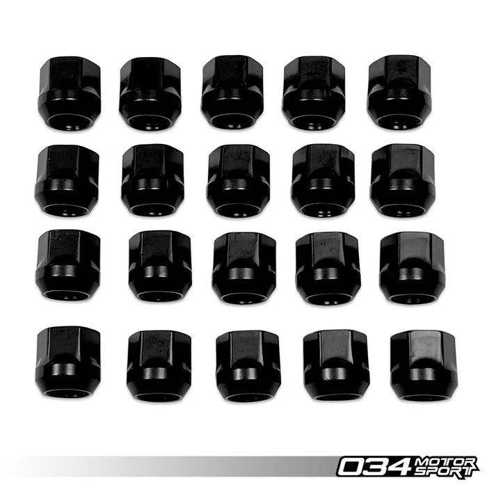 034 Motorsport - Wheel Nuts, Ball Seat, M14x1.5, Set of 20 - Audi & Volkswagen - 034-604-1004-20