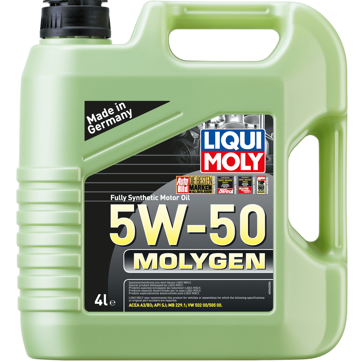 LIQUI MOLY - Molygen New Generation - 5W-50 (4L) - Engine Oil - Volksw–  VAGPARTS Australia
