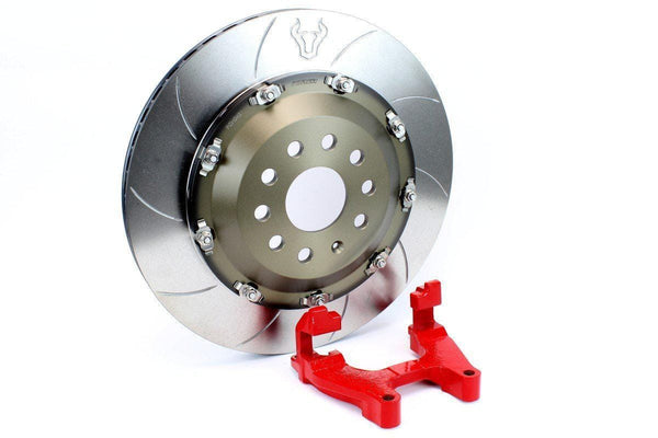 F2D.350.22.AAR | Forza 2 Piece Rear Brake Disc 350mm Upgrade Including Carrier (Right) - MK7 Golf Audi 8V S RS3